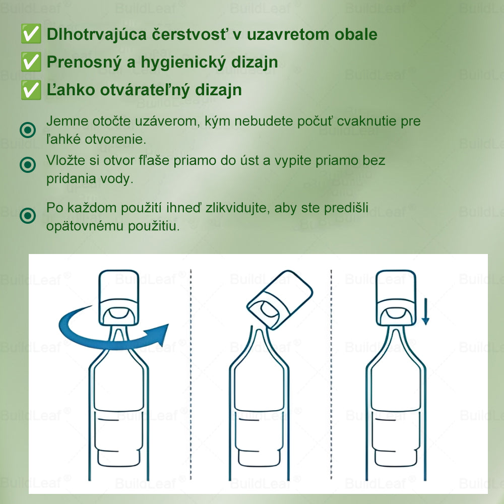 💧💧SVKBuildLeaf® GLP-1 6-v-1 Health Solution Perorálna tekutina (Len raz denne, viditeľné zmeny už za 7 dní) Pre obezitu, kardiovaskulárne ochorenia, cukrovku, spánkové apnoe, zdravie čriev, problémy s kĺbmi a ďalšie