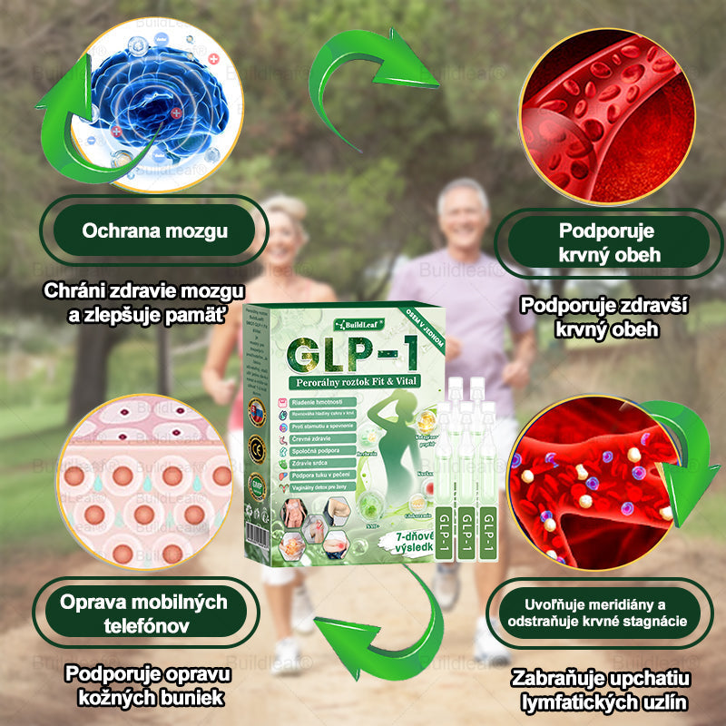 🌱🌱BuildLeaf® GLP-1 8-v-1 Fit & Vital Perorálny Roztok ✅ (Len raz denne, viditeľné zmeny už za 7 dní) Pre obezitu, kardiovaskulárne ochorenia, cukrovku, spánkové apnoe, zdravie čriev, problémy s kĺbmi a ďalšie