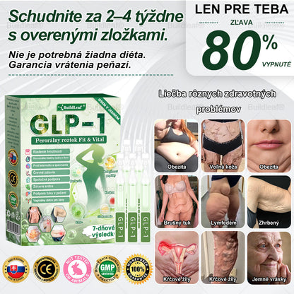 💧💧SVKBuildLeaf® GLP-1 6-v-1 Health Solution Perorálna tekutina (Len raz denne, viditeľné zmeny už za 7 dní) Pre obezitu, kardiovaskulárne ochorenia, cukrovku, spánkové apnoe, zdravie čriev, problémy s kĺbmi a ďalšie