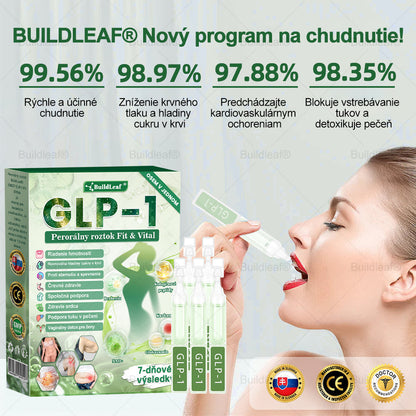 💧💧SVKBuildLeaf® GLP-1 6-v-1 Health Solution Perorálna tekutina (Len raz denne, viditeľné zmeny už za 7 dní) Pre obezitu, kardiovaskulárne ochorenia, cukrovku, spánkové apnoe, zdravie čriev, problémy s kĺbmi a ďalšie